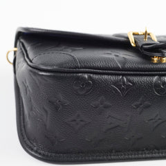 Louis Vuitton Diane Empriente Black Microchip