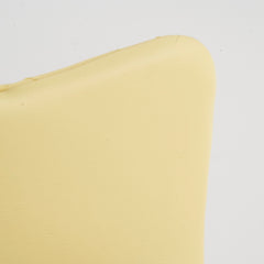 Chanel Mini Square Lambskin Camelia Crush Light Yellow Microchip