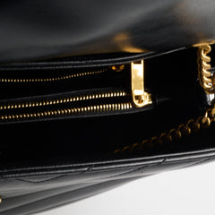 Saint Laurent Medium Lou Bag Black