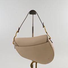 Christian Dior Medium Saddle Bag Cream