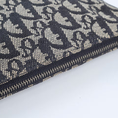 Christian Dior Vintage Oblique Mini Saddle Bag Black