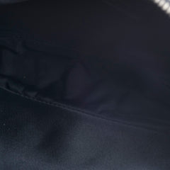 Christian Dior Vintage Oblique Mini Saddle Bag Black