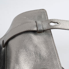 Saint Laurent Large Muse Top Handle Bag Silver