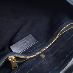 Saint Laurent Large Muse Top Handle Bag Silver