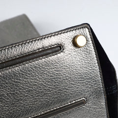 Saint Laurent Large Muse Top Handle Bag Silver