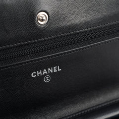 Chanel Wallet On Chain WOC Lambskin Black