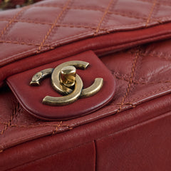 Chanel Timeless/Classique Flap Bag Red Series 19
