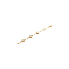 Van Cleef & Arpels Vintage Alhambra 5 Motifs Bracelet Mother of Pearl