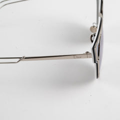 Christian Dior Sunglasses Silver/White