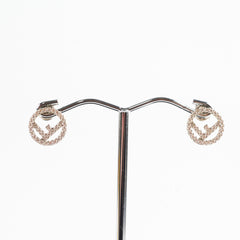 Fendi F Logo Earrings