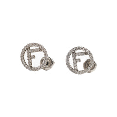 Fendi F Logo Earrings