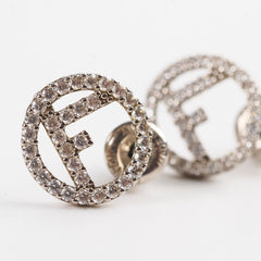 Fendi F Logo Earrings