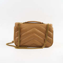 Saint Laurent YSL Loulou Small Beige