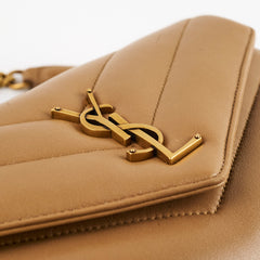 Saint Laurent YSL Loulou Small Beige