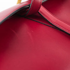 Christian Dior Medium Saddle Bag Burgundy