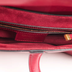 Christian Dior Medium Saddle Bag Burgundy