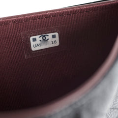 Chanel Classic Flap Wallet Black Caviar (microchip)