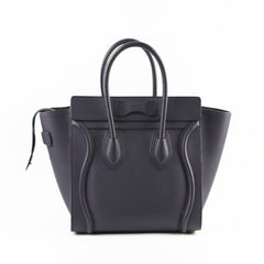 Celine Micro Luggage Calfskin Black