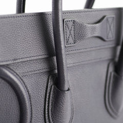 Celine Micro Luggage Calfskin Black