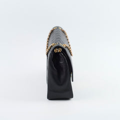 Chanel Vintage Medium Classic Flap Bag Black