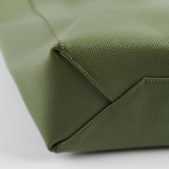 Celine Green Tote Bag With Strap