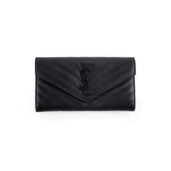 Saint Laurent So Black Long Wallet