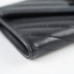 Saint Laurent So Black Long Wallet