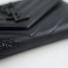 Saint Laurent So Black Long Wallet