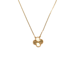 Van Cleef & Arpels Vintage Alhambra Necklace Gold Guilloche 2022