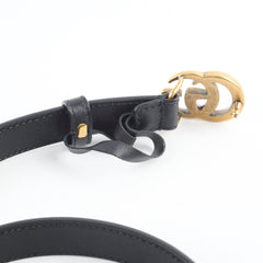 Gucci GG Logo Belt Black Size 65