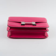 Hermes Constance 24 Rose Tyrien Epsom