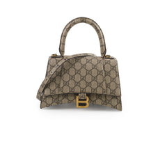 Gucci x Balenciaga Hourglass Bag Beige