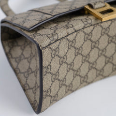 Gucci x Balenciaga Hourglass Bag Beige