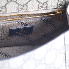 Gucci x Balenciaga Hourglass Bag Beige