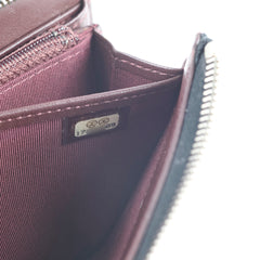 Chanel Zip Long Wallet Black