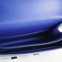 ITEM 29 - Hermes 18 Mini Constance Electric Blue A Stamp