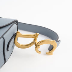 Christian Dior Saddle Bag Light Blue