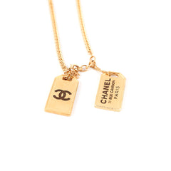 Chanel Name Tag Necklace (Costume Jewellery)