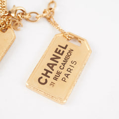 Chanel Name Tag Necklace (Costume Jewellery)