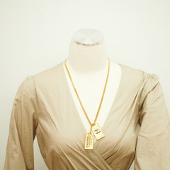 Chanel Name Tag Necklace (Costume Jewellery)