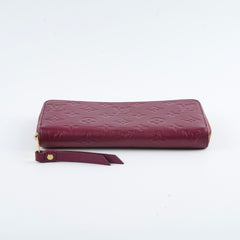 Louis Vuitton Burgundy Empreinte Long Wallet