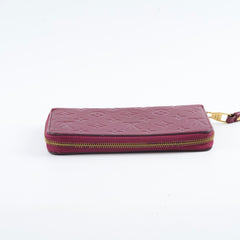 Louis Vuitton Burgundy Empreinte Long Wallet