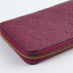 Louis Vuitton Burgundy Empreinte Long Wallet
