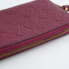 Louis Vuitton Burgundy Empreinte Long Wallet