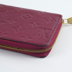Louis Vuitton Burgundy Empreinte Long Wallet