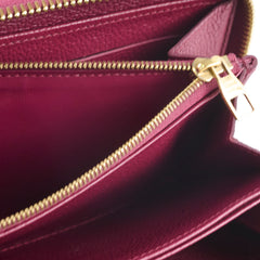 Louis Vuitton Burgundy Empreinte Long Wallet