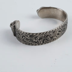 Gucci Ruthenium Tiger Bangle