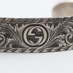 Gucci Ruthenium Tiger Bangle