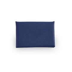 Hermes Calvi Cardholder Epsom Vert Anglais/Bleu France