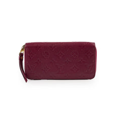 Louis Vuitton Burgundy Empreinte Long Wallet